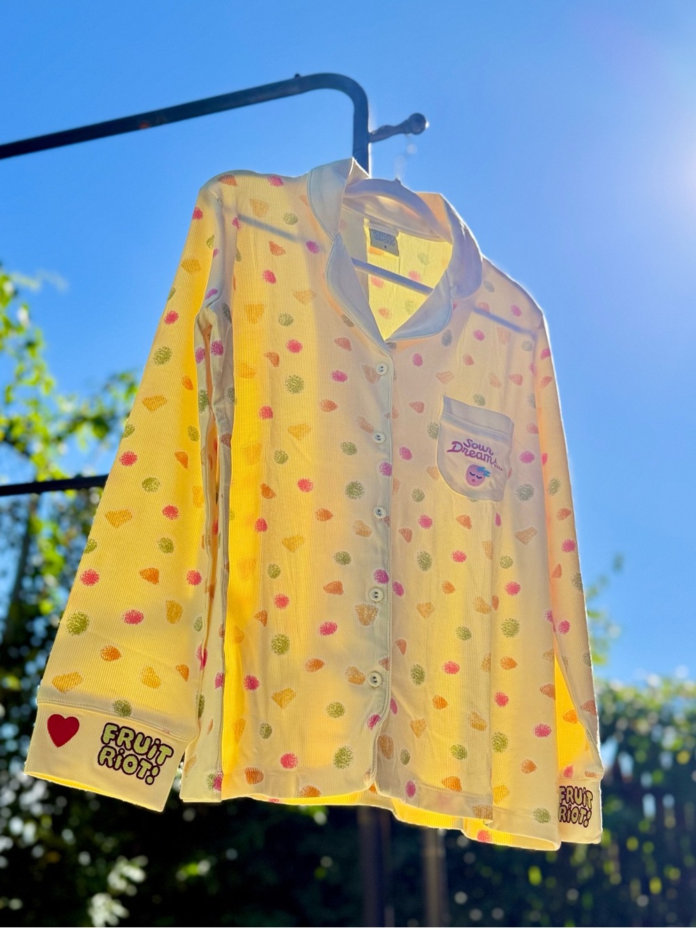 Fruit Riot Sour Dreams Pajama Set | NEW | Size XXS - Picture 4 of 6
